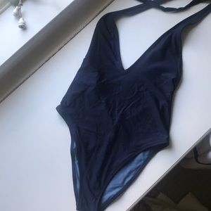 One Piece Low Cut Bathing Suit 🦋